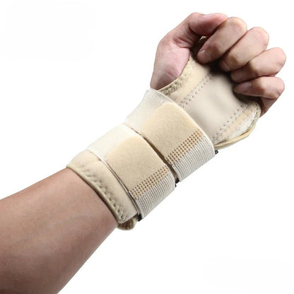 Attelle de poignet ChronoStyle beige en néoprène avec sangles ajustables pour le soutien et la récupération